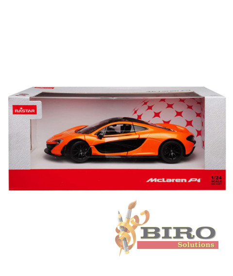 RS Mașină RASTAR Die cast 1:24 Mclaren P1, orange, 60584